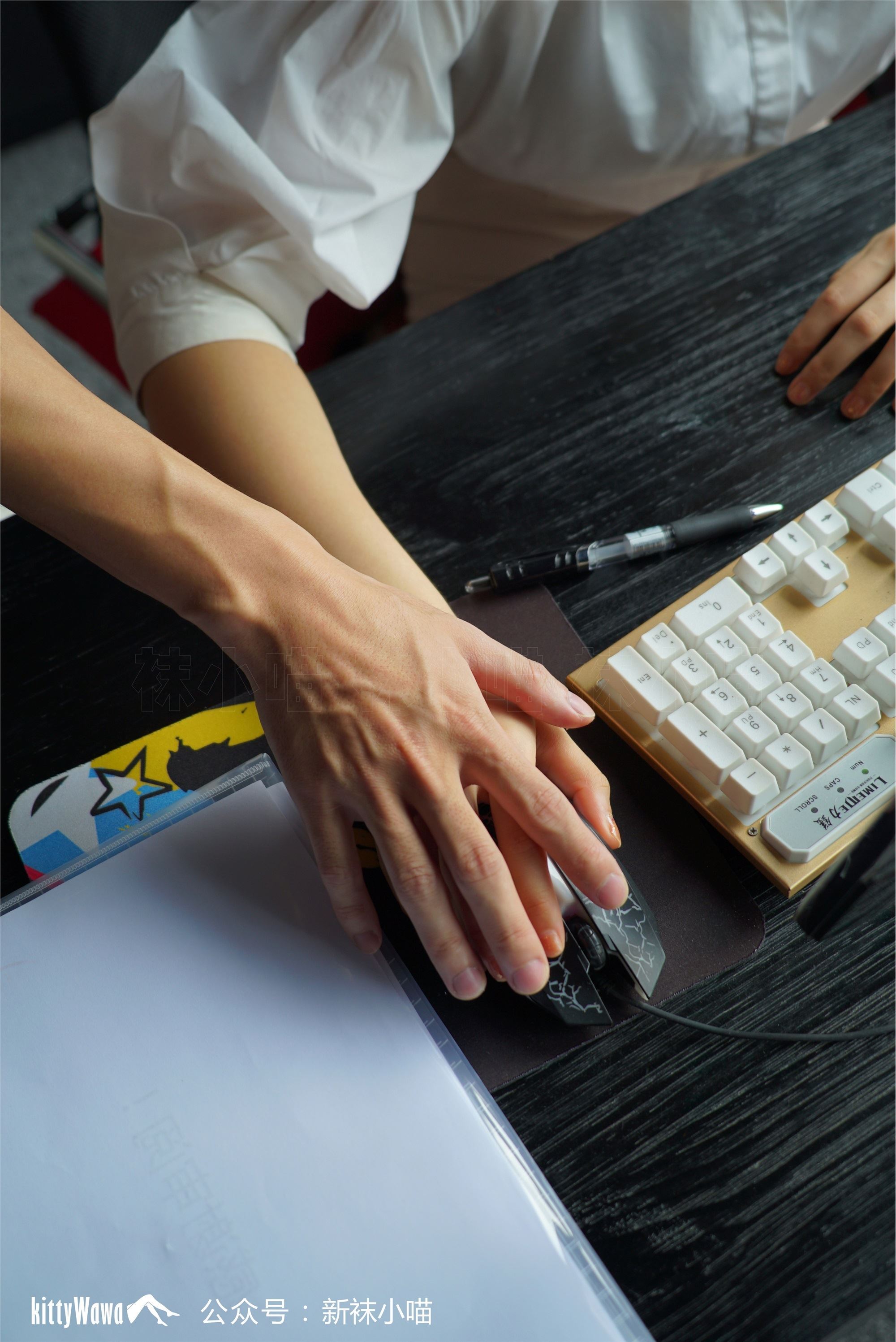 kittyWawa袜小喵故事集  KTS014 加班